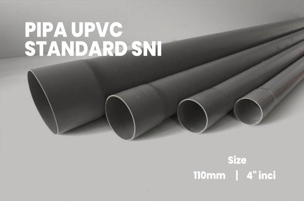 Pipa Upvc Standard Sni Abu Abu Rrj S Ukuran Mm Inci Pipa Network