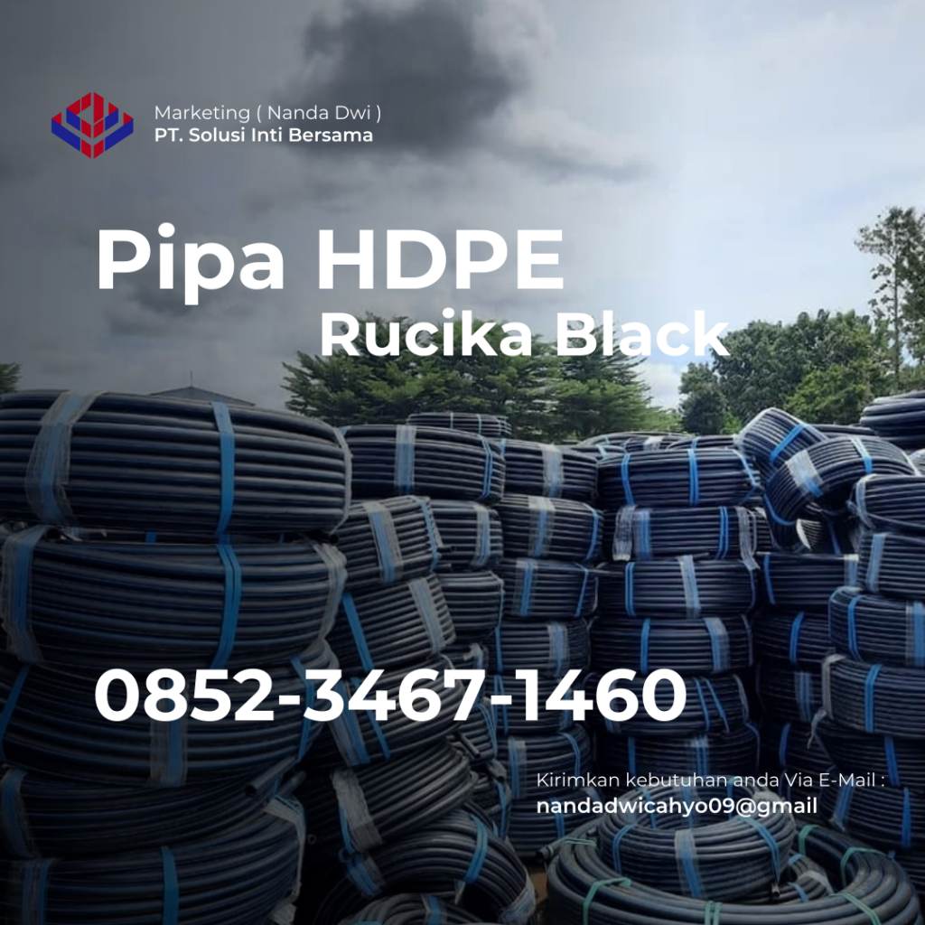 Pipa HDPE Rucika Black